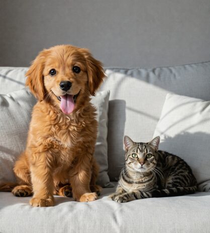 ワンちゃんネコちゃん記念撮影